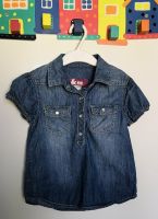 Jeans Bluse Kurzarmbluse Denim blau H&M Gr. 110/116 Baden-Württemberg - Ulm Vorschau