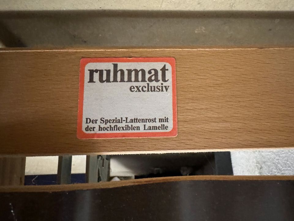 super Lattenrost von Ruhmat exklusiv aus Holz und Latex 200x90 in Utting