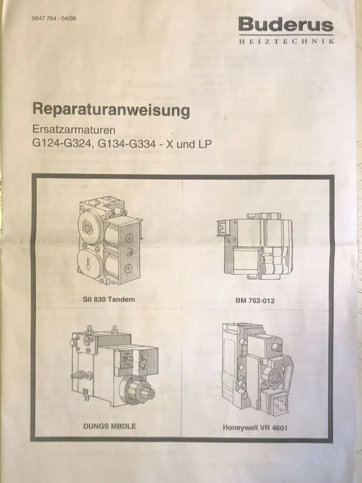 BUDERUS Gasarmatur BM Dungs BM762-014 76203019 Gaskessel G124 u.a in Zetta