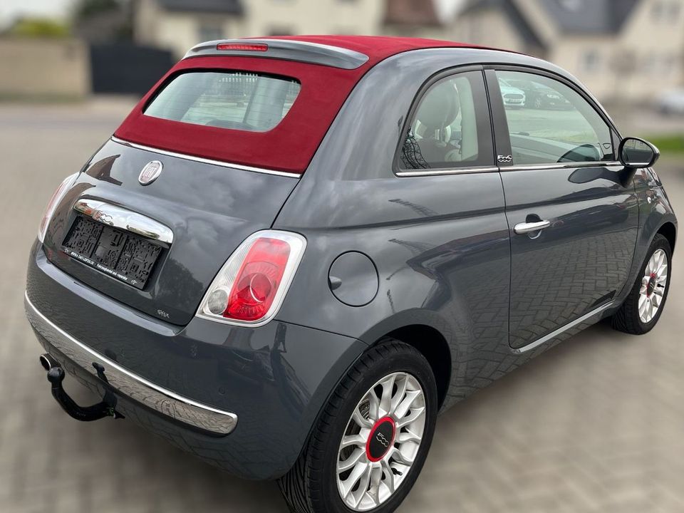 Fiat 500C 1.2 Lounge*Vollleder*Anhängerkupplung*Klima in Großkorbetha