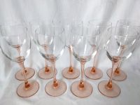 Luminarc France Vintage Wein Gläser Rosa Stiel 225 ml 19,75cm Bayern - Augsburg Vorschau