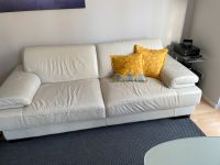 Ledercouch / Sofa   3-Sitzer + Hocker Hessen - Dreieich Vorschau