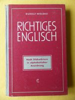 Rudolf Meldau: Richtiges Englisch, Wörterbuch / Dictionary,  1951 Rheinland-Pfalz - Mainz Vorschau