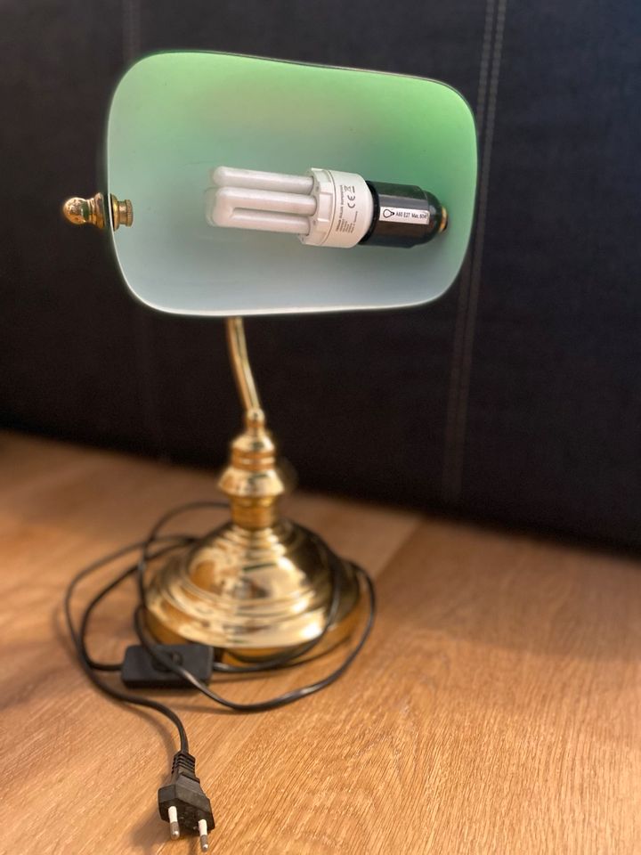 Vintage Schreibtischlampe (Jura Banker Bibliothek) in Dortmund