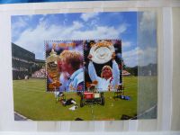 Briefmarken Sammlung Tennis u.a Steffi Graf Boris Becker in Album Rheinland-Pfalz - Mainz Vorschau