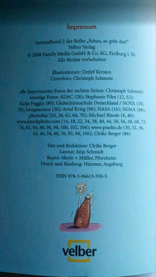 Buch "Das Experimente Buch" "Schau so geht das" in Langenfeld Eifel