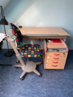 MOLL Schreibtisch komplett mit Stuhl und Rollcontainer Niedersachsen - Neustadt am Rübenberge Vorschau
