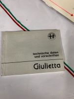 Alfa Giulietta 1.6 tech.Daten+ Vorschriften neu günstig Stuttgart - Degerloch Vorschau