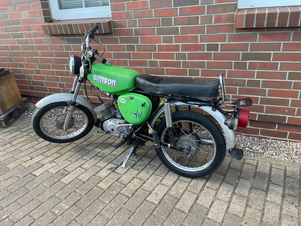 Simson S51 mit Papiere 60 km/h Bj 1985 SR50 Schwalbe Star KR51 in Jakobsdorf