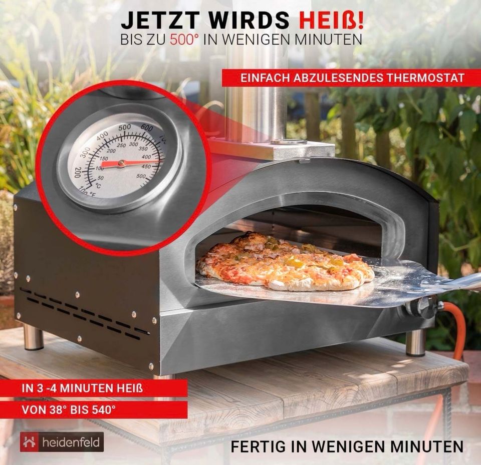 Pizza Stein Ofen Gasbetrieben Heidenfeld in Kißlegg
