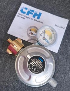 CFH Gasdruckregler Gasgrill Füllstandsanzeige Gasflasche Camping