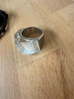 Ring Schmuck crystal glänzend Edelstahl Ring Größe 18 Hessen - Ehringshausen Vorschau