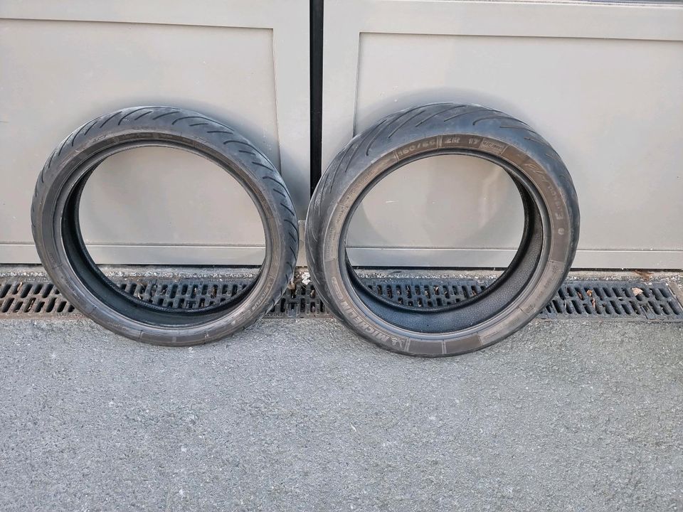 2x Michelin Motorrad Reifen 17 Zoll in Freital