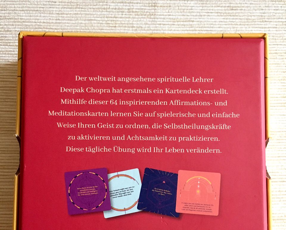 Deepak Chopra Meditationen & Affirmationen Kartendeck in Hamm