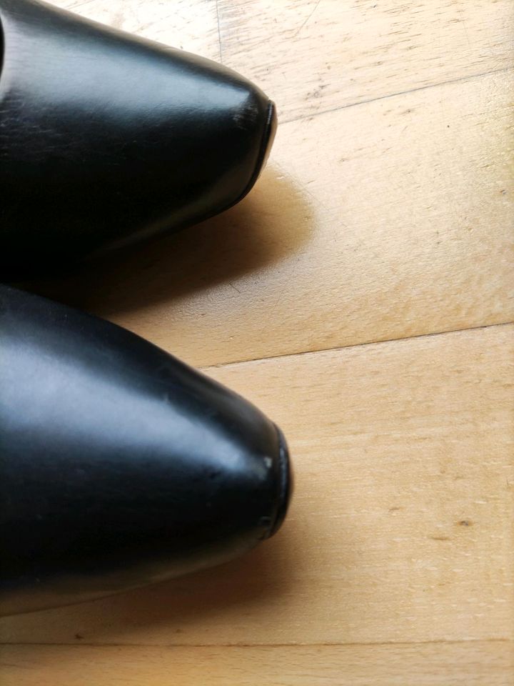 Calvin Klein Pumps, echt Leder, Größe 39, schwarz in Fürstenfeldbruck
