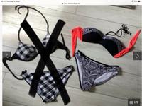 Bikini M L  ethno schwarz weiß gemustert neon OLAIANO Bayern - Würzburg Vorschau