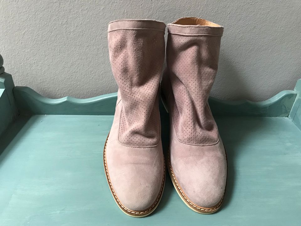 Loyds Sommer Stiefeletten rosa rose Wildleder Gr. 37 in Wiesbaden