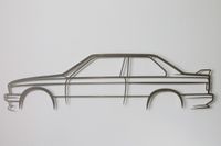 BMW M3 E30 - Wandbild / Silhouette - Edelstahl V2A Nordrhein-Westfalen - Lemgo Vorschau