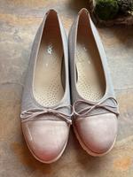 1xgetr. GABOR Ballerina Gr.8/42 rosa-silber, chic Bayern - Gilching Vorschau