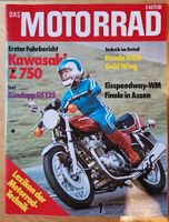 Motorrad Nr. 7 vom 3. April 1976 Kawasaki Z750 Honda Gold Wing Mülheim - Köln Stammheim Vorschau