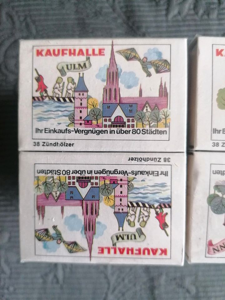 2x 10 x 38 Sicherheitszündhölzer Kaufhalle DM Streichhölzer OVP in Bonn