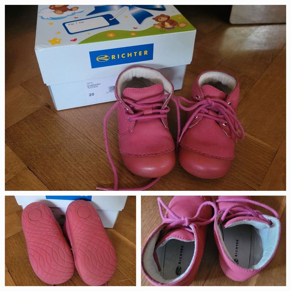 Lauflernschuhe Barfußschuhe Babyschuhe Leder Öko Waldorf Richter in Wuppertal