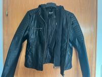 EMP Black Premium Lederjacke Bikerjacke mit Kapuze Saarland - Eppelborn Vorschau