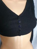 Damen Pullover Bollero Schwarz S 36 kurz Strickjacke Knöpfe Stuttgart - Stuttgart-Süd Vorschau