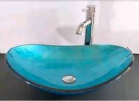 Aufsatzwaschbecken Glas blau Bayern - Fuchstal Vorschau