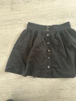 H&M Rock schwarz 36 Minirock Knöpfe Baden-Württemberg - Fellbach Vorschau