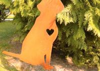 Edelrost Labrador steckbar Gartendekoration Niedersachsen - Emsbüren Vorschau