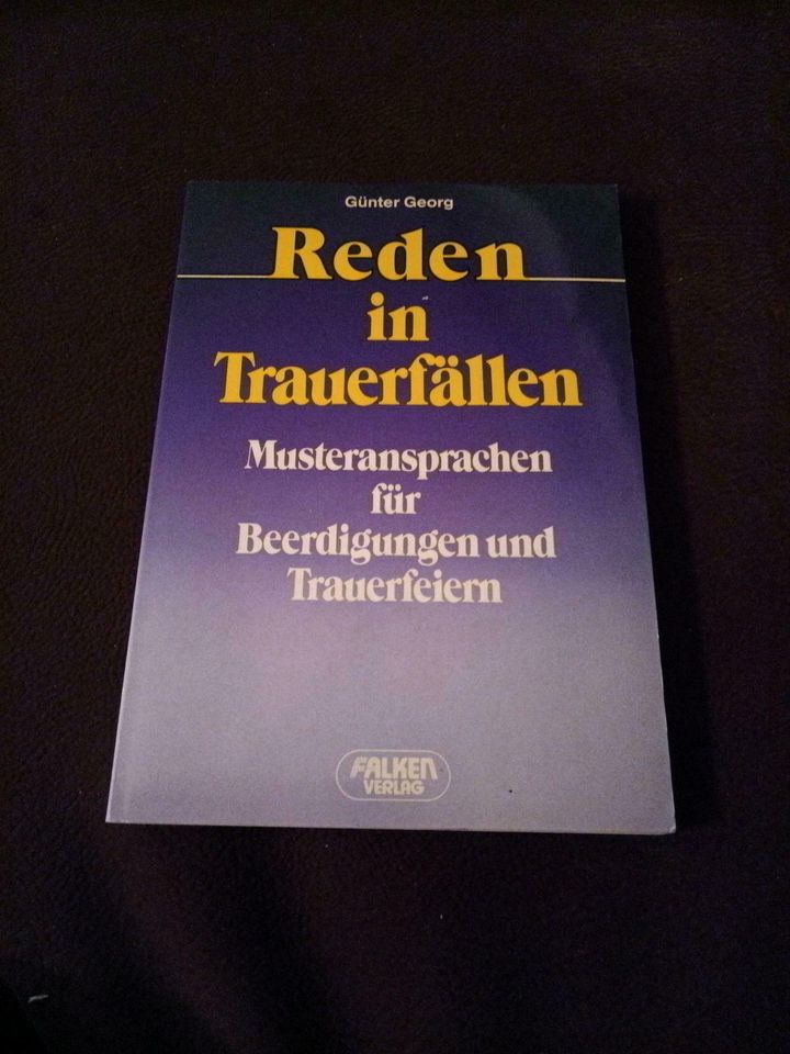 Günzer Georg: Reden in Trauerfällen in Windorf