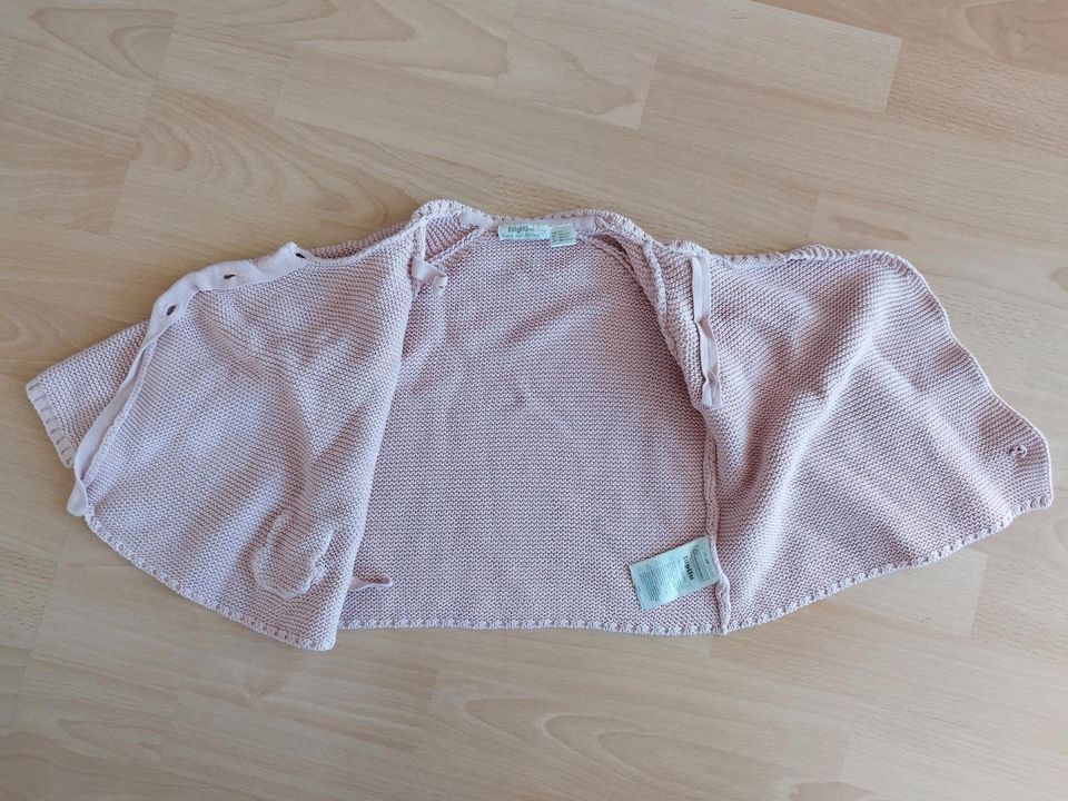 Warmer Wickelpullover mit Hose - Strick 86/92 in Prutting