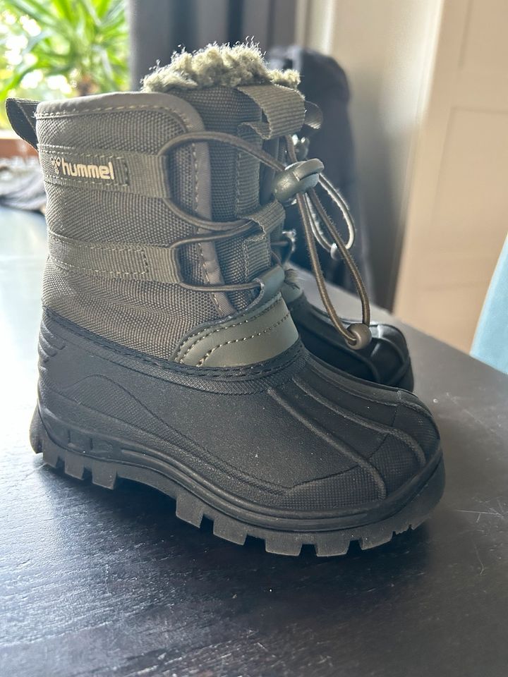 Hummel Winterboots Größe 24 - Kaki/schwarz in Oerlenbach