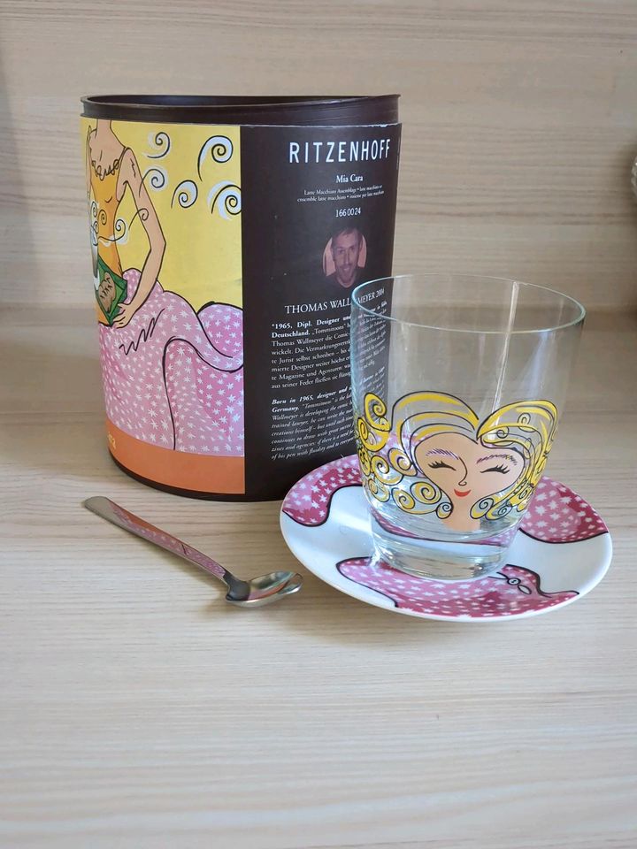 Ritzenhoff MiaCara OVP Latte Macchiato Glas+Unterteller in Oberschleißheim