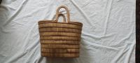 Stroh Tasche Natur Geflecht Korbtasche Rattan Strand Shopper München - Maxvorstadt Vorschau