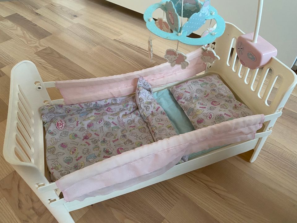 Baby Annabell Babybett mit Spieluhr in Inden