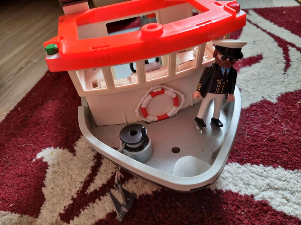 Playmobil 9148 Schlepper Boot Schiff Advent Weihnachten in Altenberg Sachs