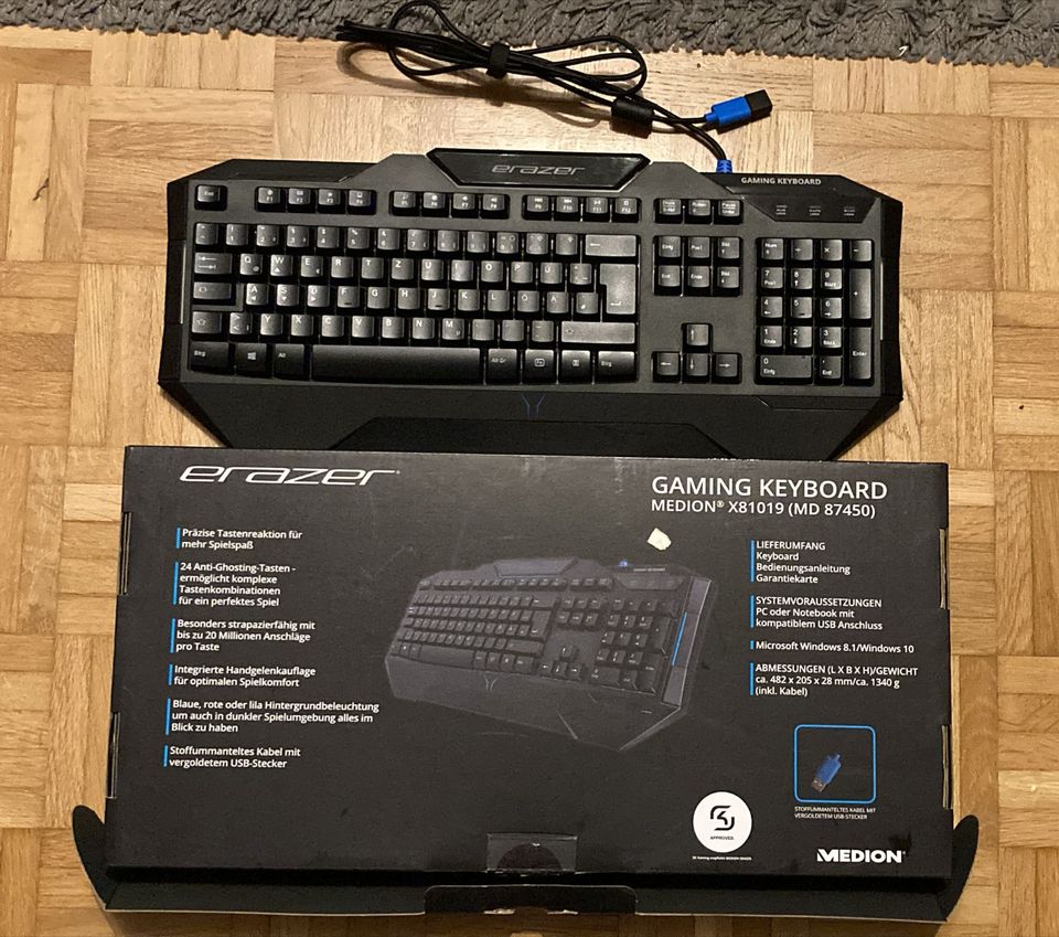 MEDION Gaming Tastatur erazer in Mühltal 