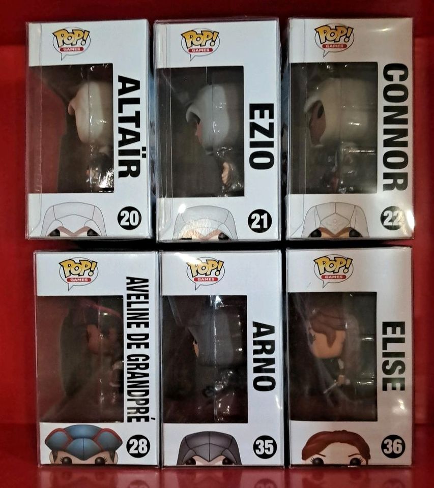 Assassin's Creed Funko Arno Elise Ezio Aveline Altair Connor in Keppeshausen