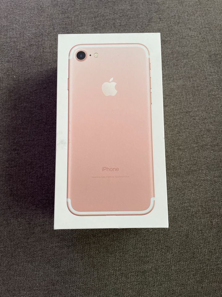 Original Karton vom IPhone 7 Rosé Gold 32GB in Bexbach