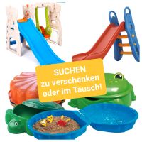 SUCHE Rutsche Schaukel Sandkasten (transportabel) gratis Abholung Lübeck - St. Lorenz Nord Vorschau