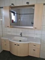 Waschbecken mit Spiegelschrank und Unterschrank Hessen - Rabenau Vorschau