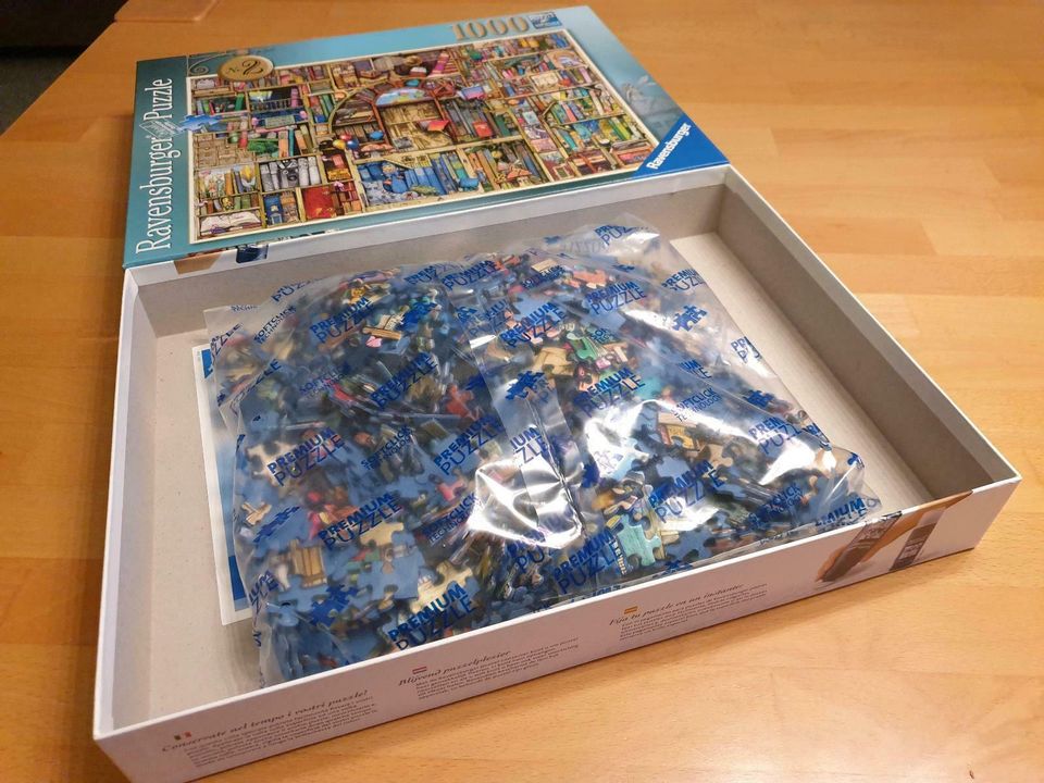 NEU + OVP ❤ Puzzle 1000 Teile Ravensburger Bücherregal in Ratingen