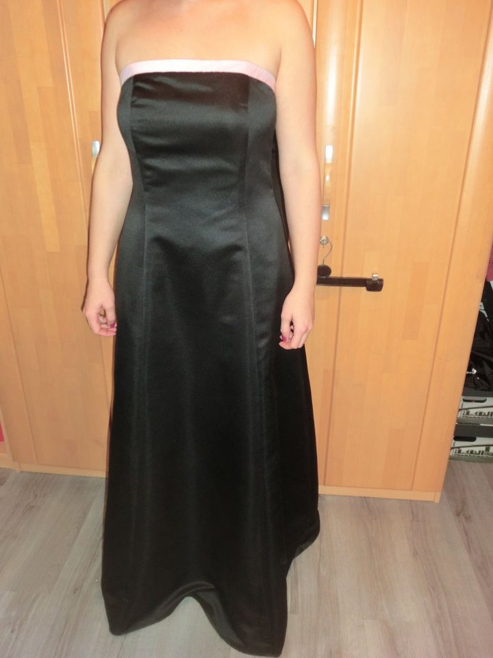 Schützenkleid Hofstaat Abendkleid Gr.38 schwarz rosa in Horn-Bad Meinberg