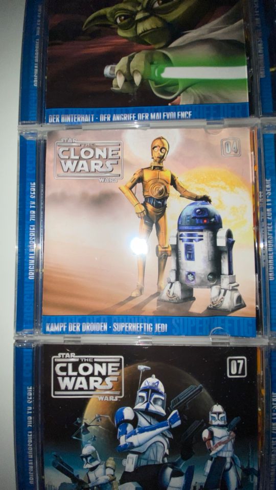 Star Wars The Clone Wars CDs 1-9,11 in Wardenburg