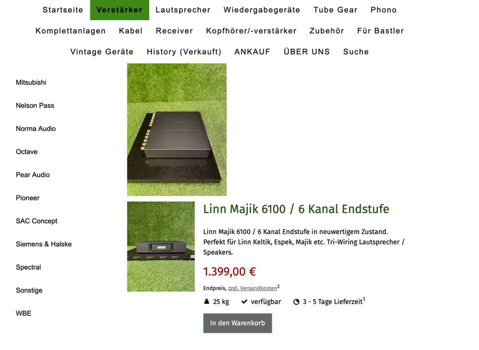 Linn Majik 6100 /6 Kanal Endstufe Verstärker in Friedberg (Hessen)