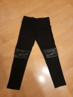 Leggings lederimitat Jeggings warm gr 134 Hessen - Kalbach Vorschau