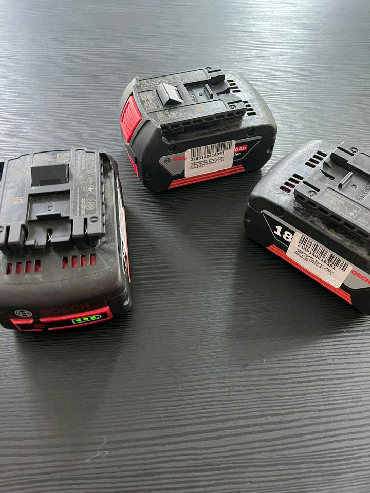 3x Bosch Akku GBA 18V 6,0 Ah in Frankfurt am Main