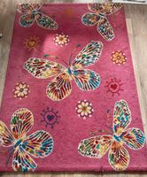 Mädchen Kinder Teppich Schmetterlinge pink 120 x 170 cm Baden-Württemberg - Mühlhausen Vorschau